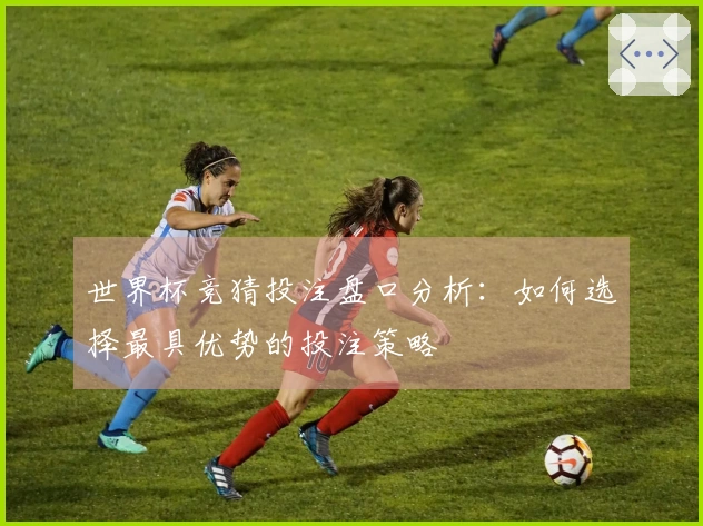 世界杯竞猜投注盘口分析：如何选择最具优势的投注策略